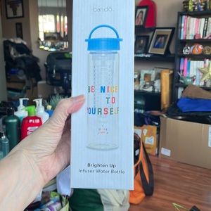 Ban.do ‘Be Nice To Yourself’ Infuser Water Bottle.  Brand New In Box.